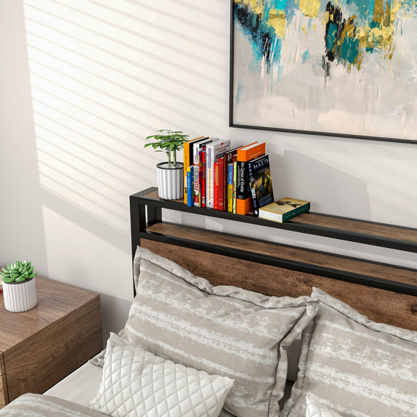 17 Stories Metal Bed Frame Wayfair